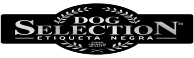 Dog selection etiqueta negra
